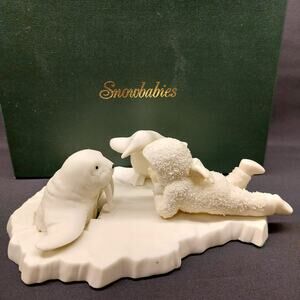 Department 56 Snowbabies "Who Are You" Figurine Porcelain Bisque